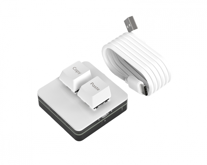 MaxMount 2-Key RGB Mini Mechanical Keypad - White