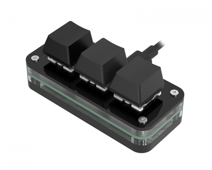 MaxMount 3-Key RGB Mini Mechanical Keypad - Black