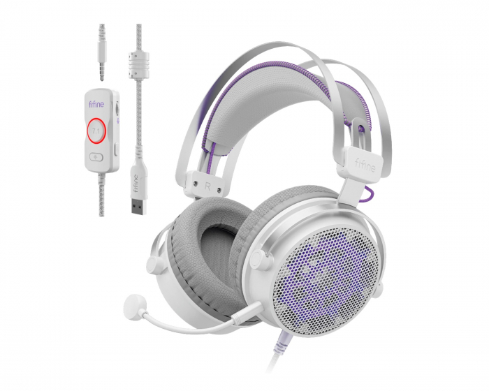Fifine H18V Gaming Headset - White