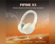 X3 Bluetooth ANC Headphones Over-Ear - White