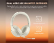 X3 Bluetooth ANC Headphones Over-Ear - White