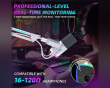 AmpliGame AM8PROT Microphone with Boom Arm - White