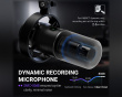 AmpliTank K688 USB/XLR Dynamic Microphone - Black