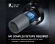 AmpliTank K688 USB/XLR Dynamic Microphone - Black