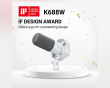 AmpliTank K688 USB/XLR Dynamic Microphone - White