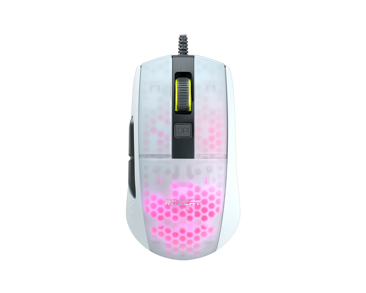 Roccat Burst Pro Gaming Mouse White - us.MaxGaming.com