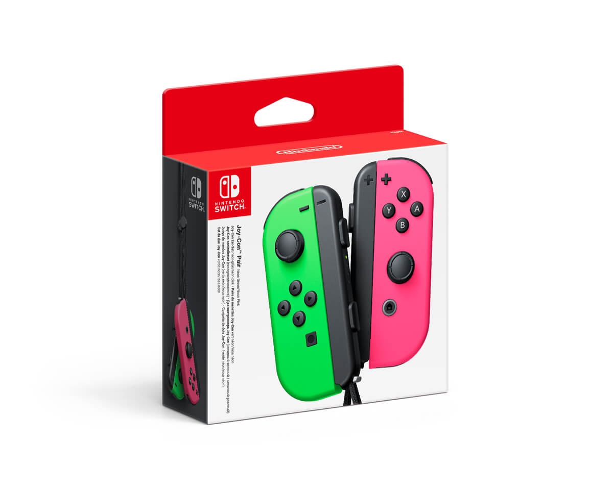 Nintendo Joy-Con Pair Purple/Neon Orange - us.MaxGaming.com
