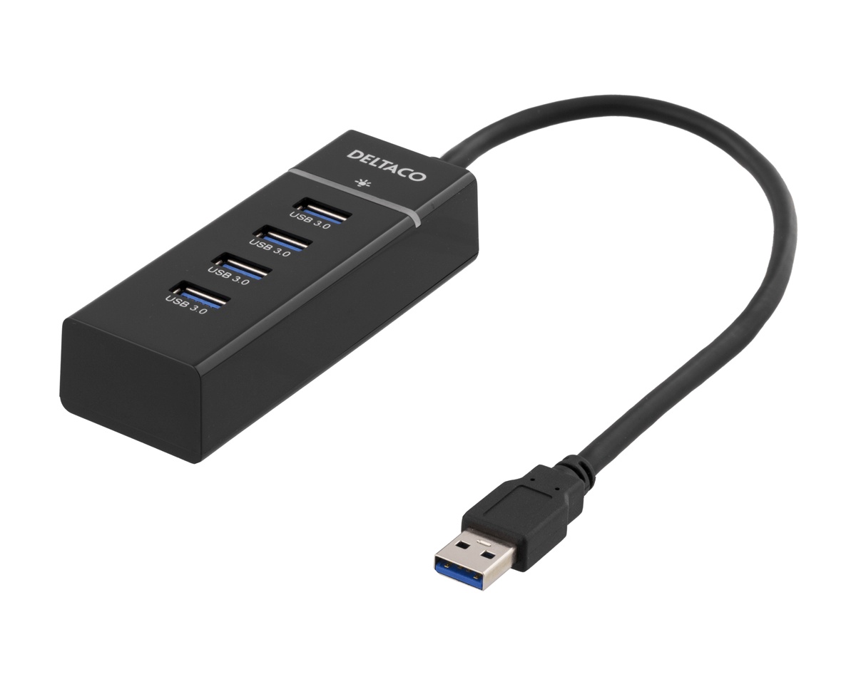 Deltaco USB-A 3.1 Hub to 4x us.MaxGaming.com