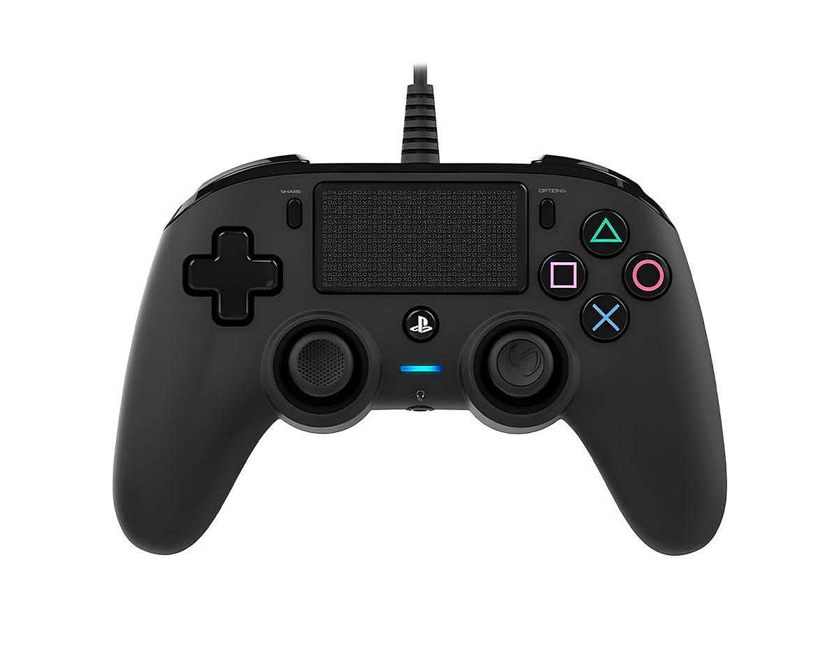 Nacon Wired Compact Controller Black PS4 PC