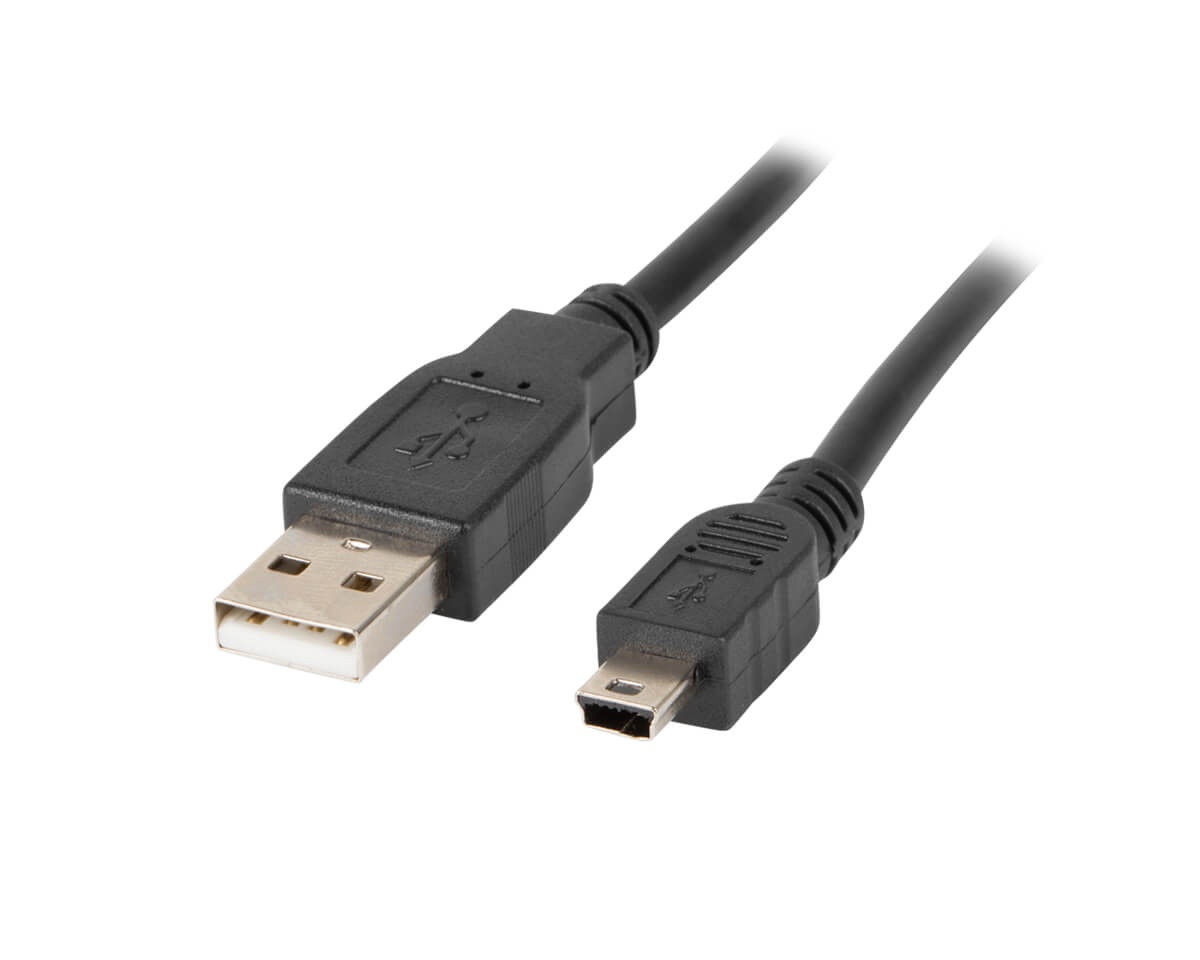 Overbevisende charter sadel Lanberg USB Mini-B (Male) till USB-A (Male) 2.0 (1.8 meter) -  us.MaxGaming.com