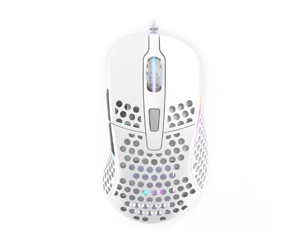 xtrfy m4 rgb gaming mouse white