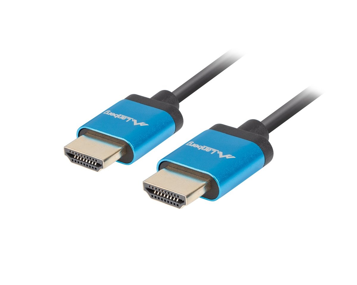 Buy Lanberg Hdmi Kabel V2 0 4k Slim 1 Meter At Us Maxgaming Com