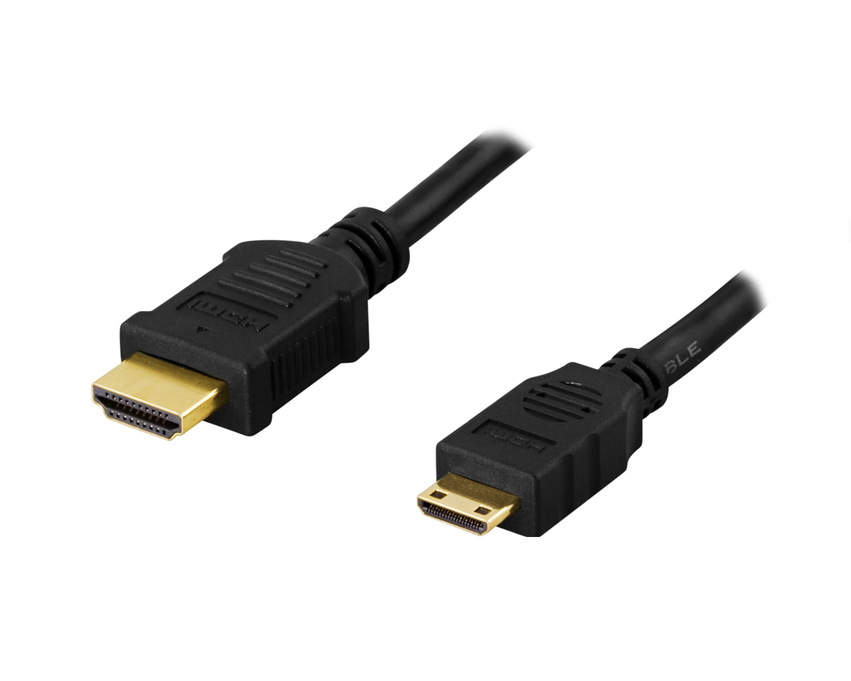 Deltaco HDMI to Mini-HDMI Cable, 4K - 5 Meter - us.MaxGaming.com