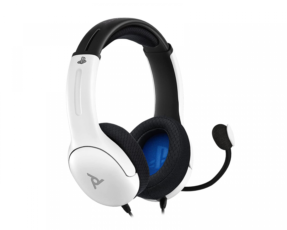 White gaming headset online ps4