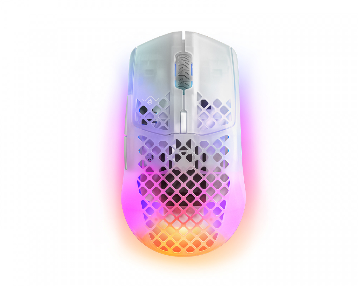 ファッションアイテム人気ランキング SteelSeries Aerox 3 Wireless Gaming Mouse - Ghost - us マウス・トラックボール