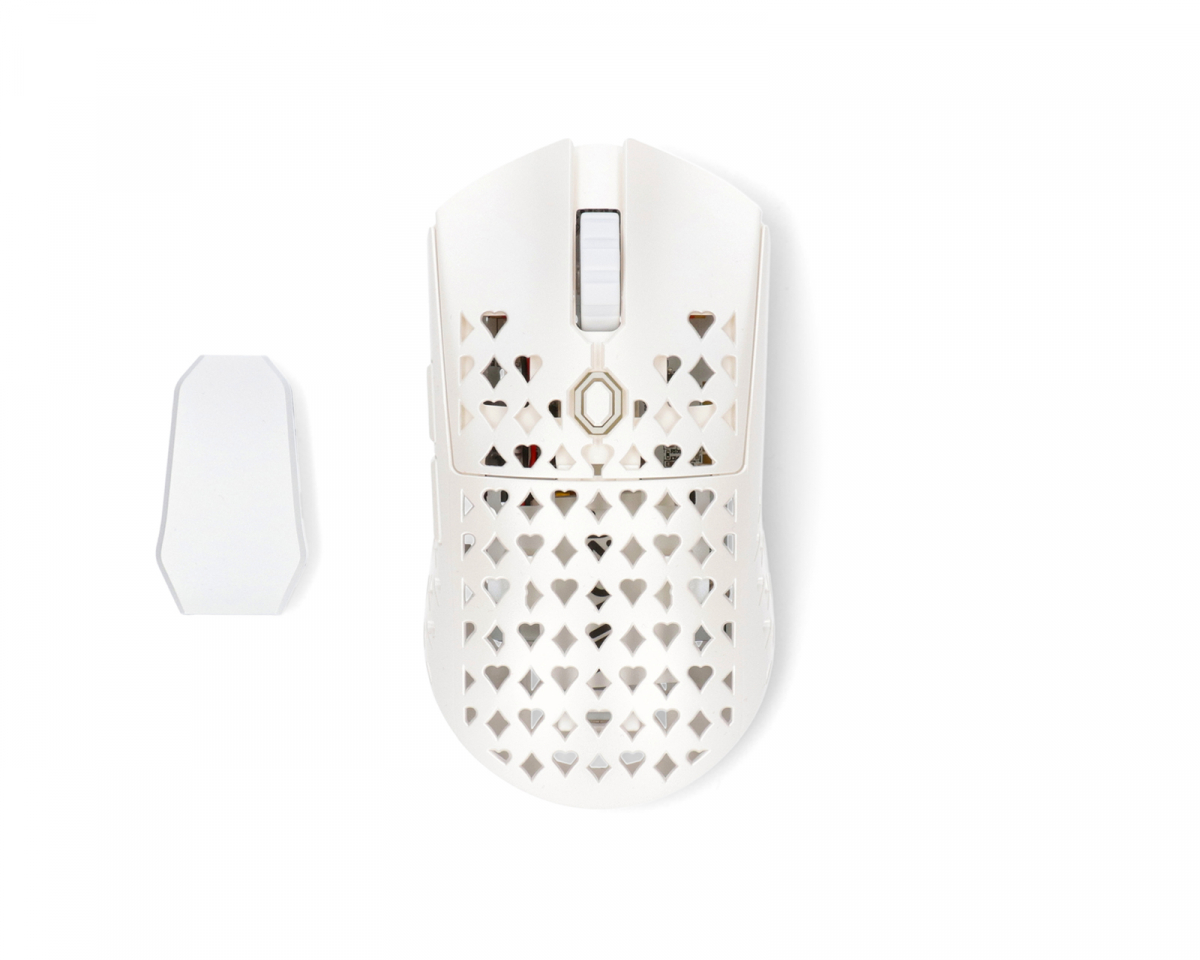 G-Wolves Hati S Wireless Gaming Mouse - White - us.MaxGaming.com