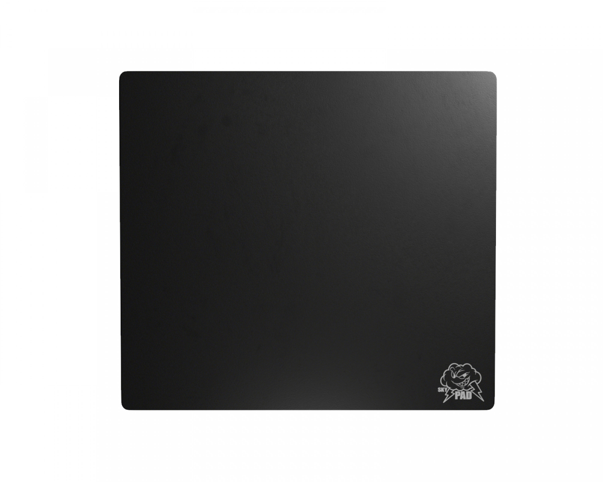 Skypad Glass 3.0 - XL (Black - Text Logo) - Mousepad - us