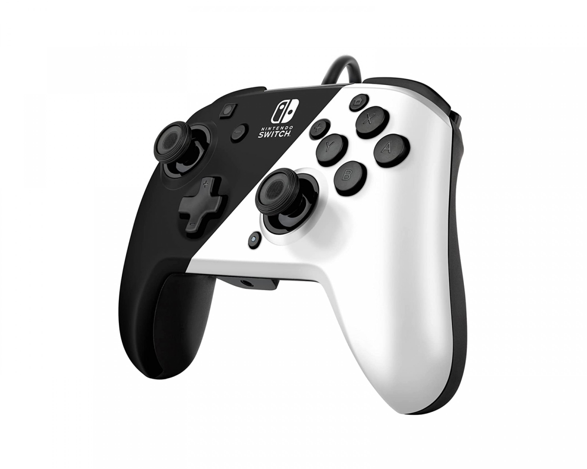 PDP Face Off Deluxe+ Audio Nintendo Switch Controller - Black/White ...