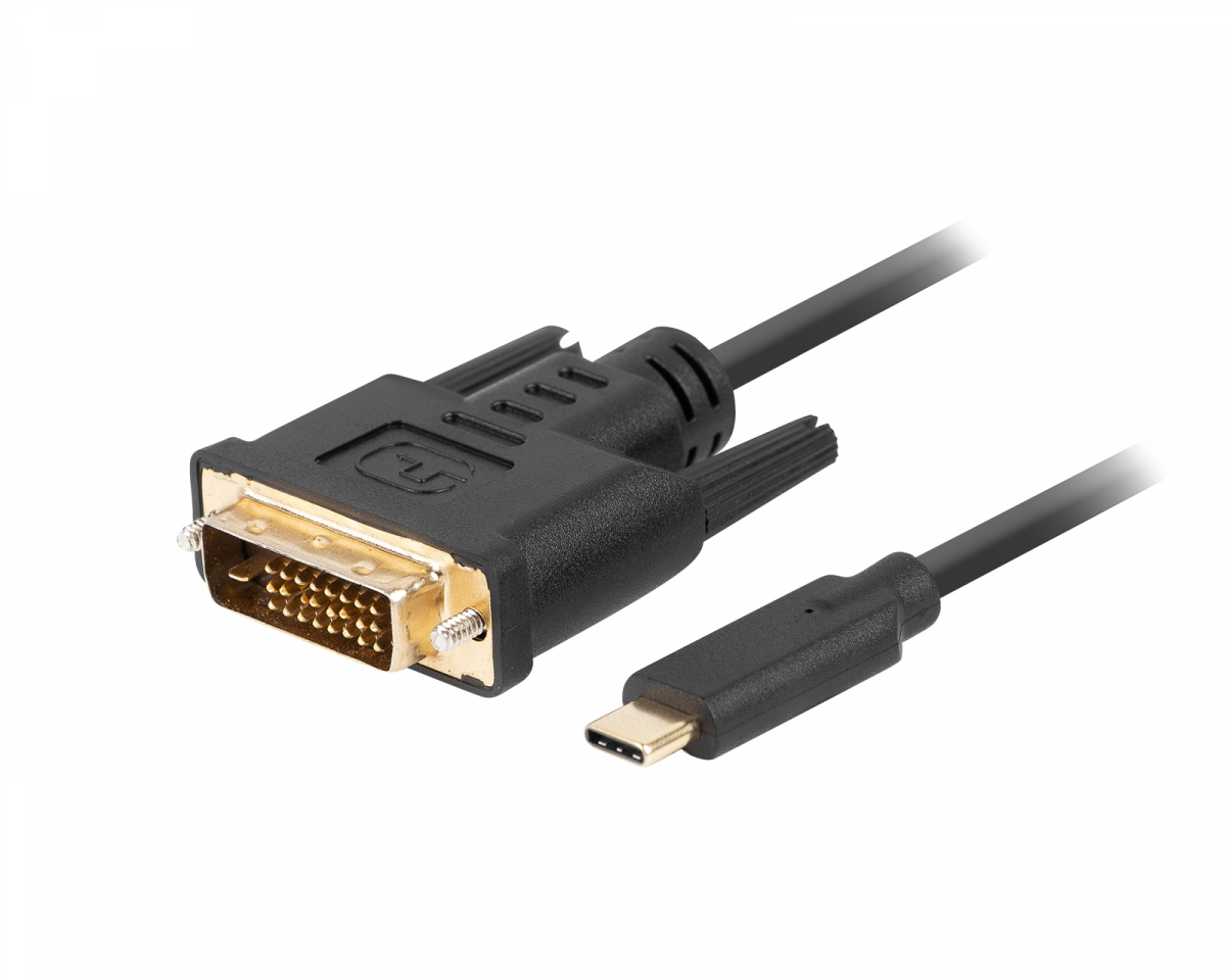 Lanberg USB-C to USB-B 2.0 Cable Black 1.8 Meter)