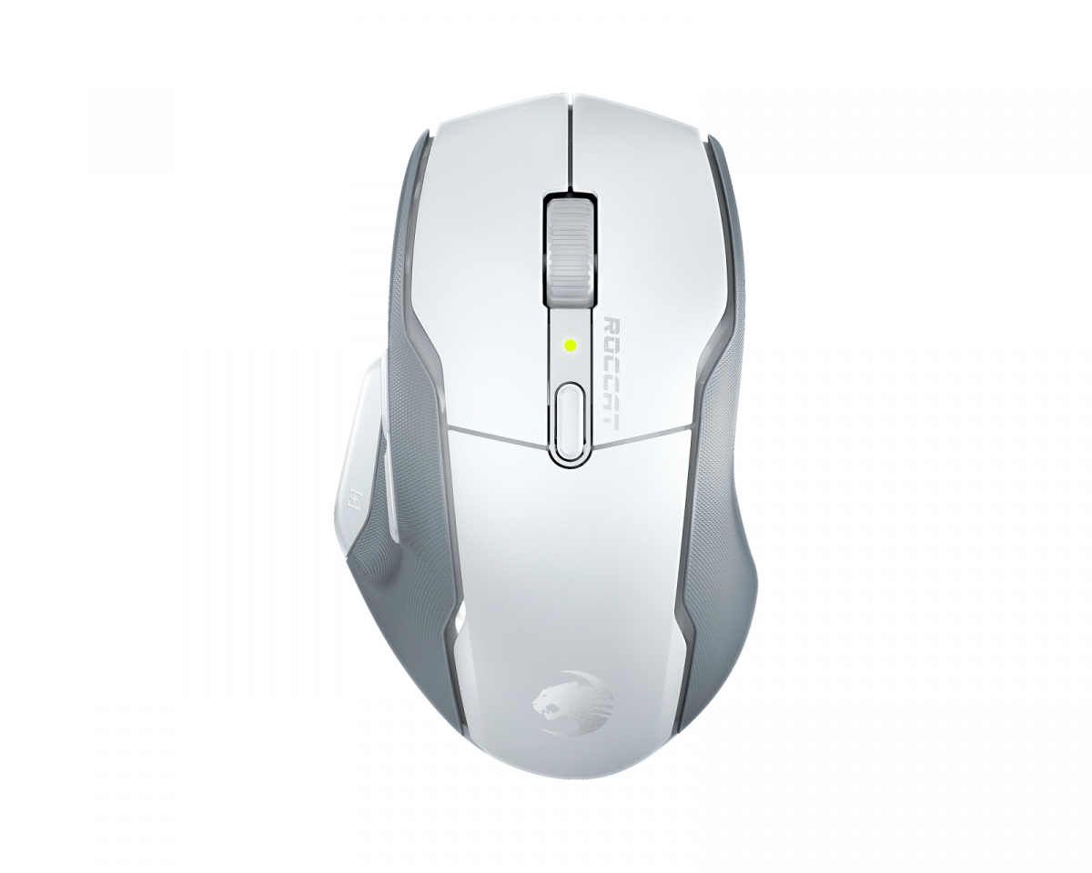 Sprime PM1 Wireless Ergo Gaming Mouse - White - us.MaxGaming.com