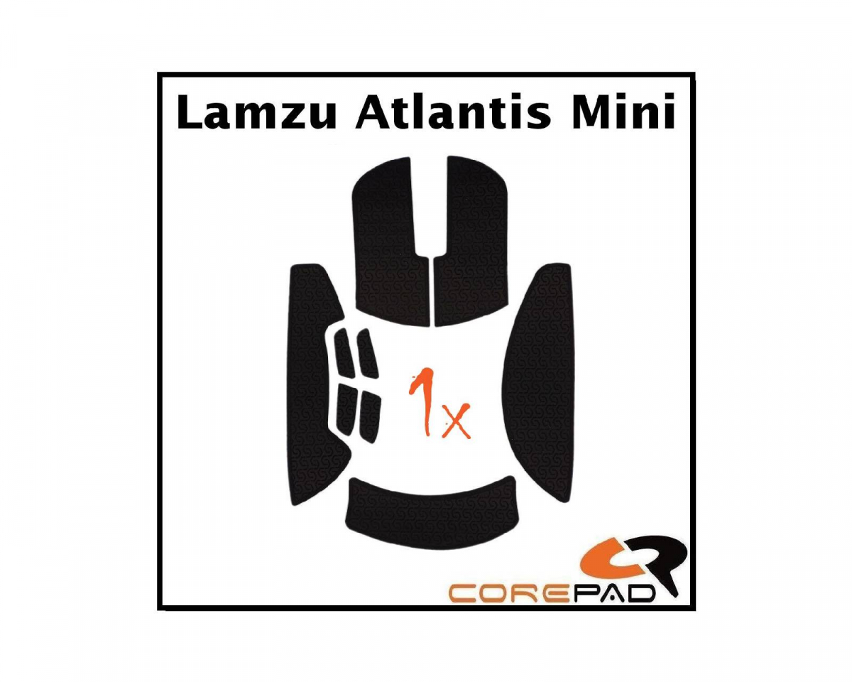 Corepad Soft Grips for Lamzu Atlantis Mini - Black - us.MaxGaming