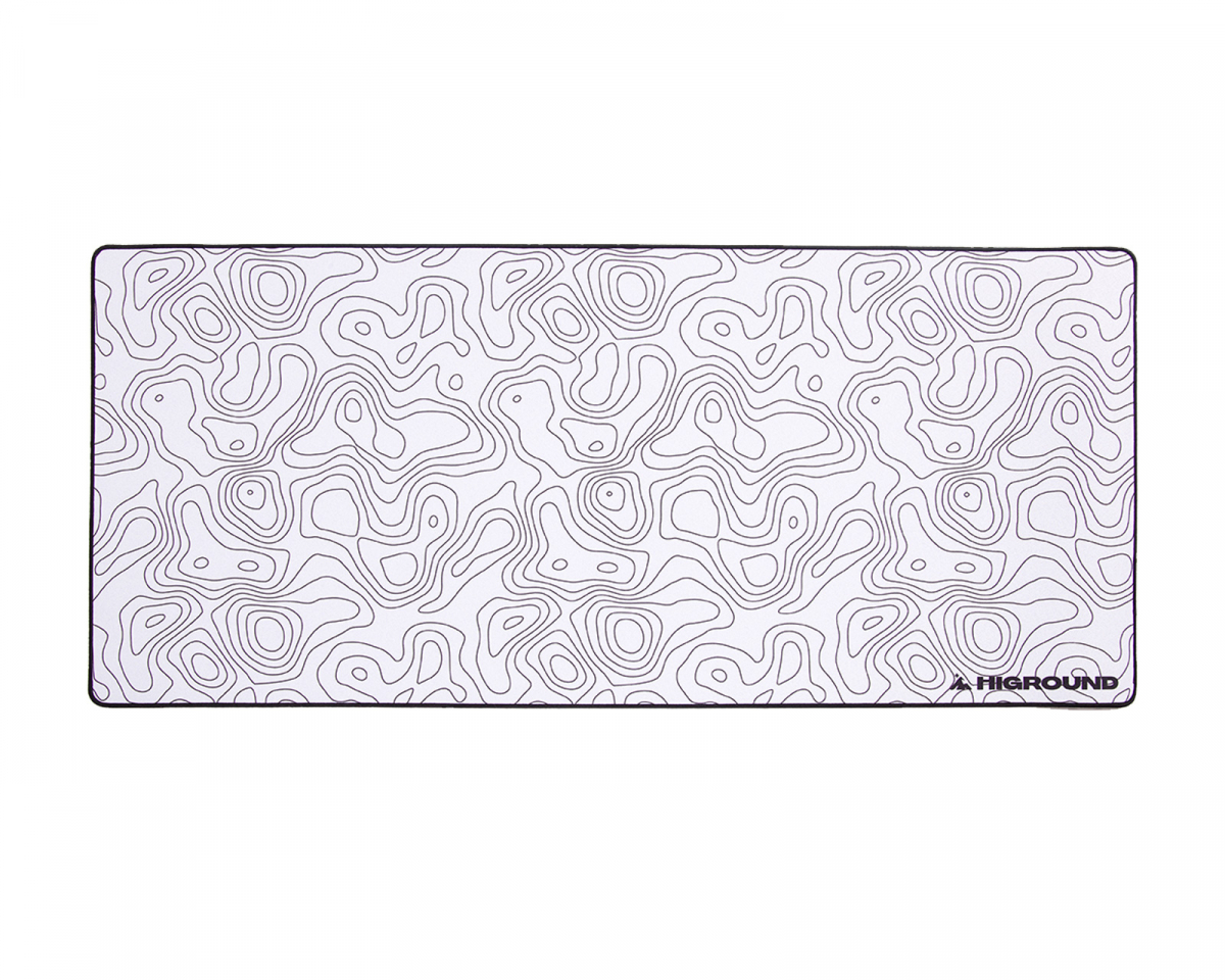 Higround SNOWSTONE Gaming Mousepad - Typograph Series - XL - us