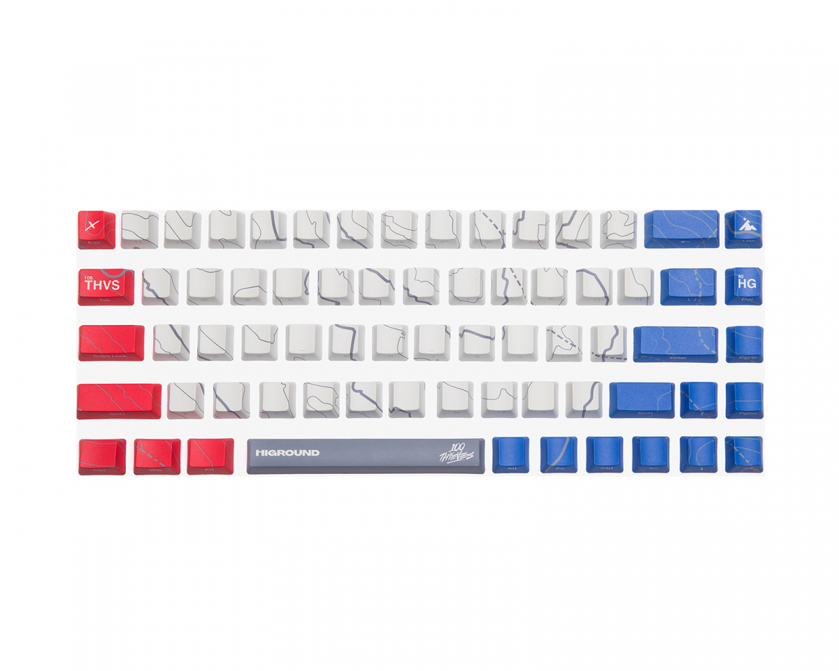 Higround 100Thieves x HG 65 Keycap Set - Limited Edition 