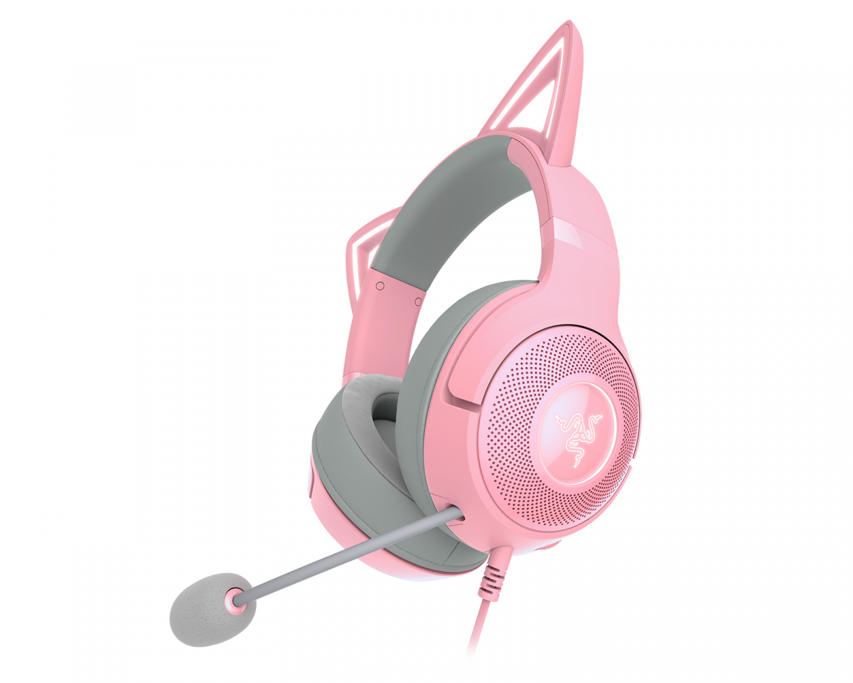 Pink best sale headset razer