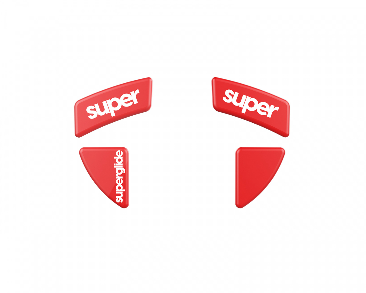 Superglide Version 2 Glas Skates for Razer Viper Ultimate - Red - us ...