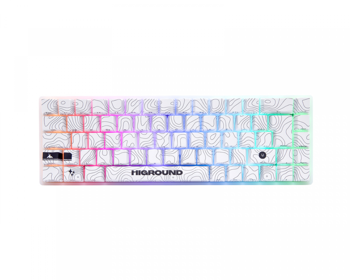 Higround SKYSTONE Base 65 Hotswap Gaming Keyboard - ANSI [White 