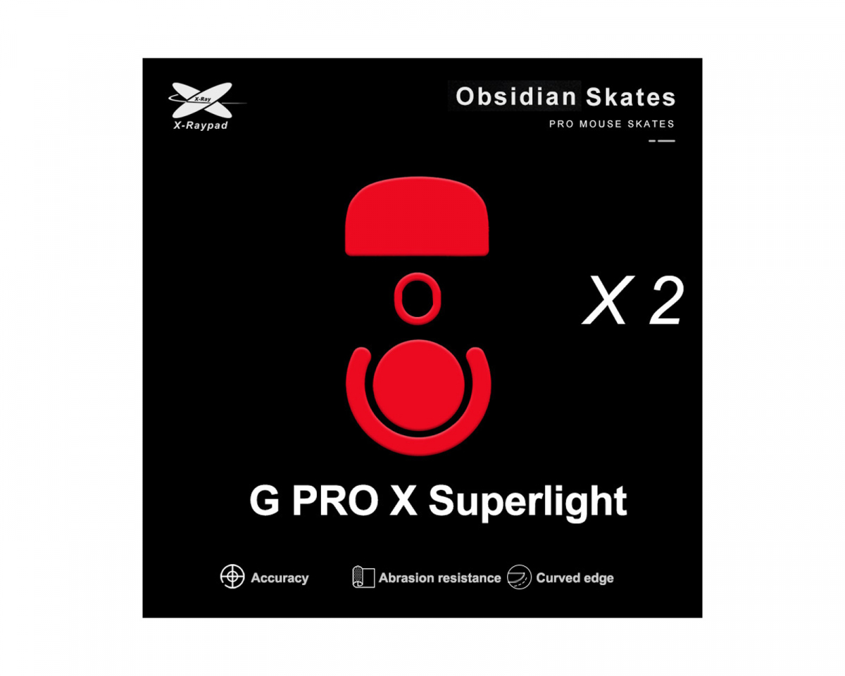 X-raypad Obsidian Mouse Skates Logitech G Pro X Superlight - us