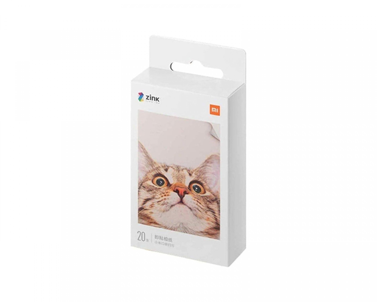 XIAOMI Mi Portable Photo Printer Paper (2x3-inch,20 sheets) - Blanc