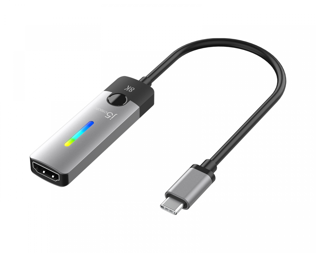 Deltaco USB-C Docking station, HDMI/RJ45/USB-A/SD