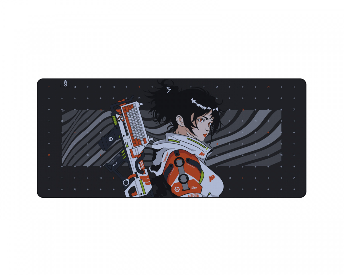 Octa Keys Tenshi Graphic Gaming Mousepad - White - us.MaxGaming.com