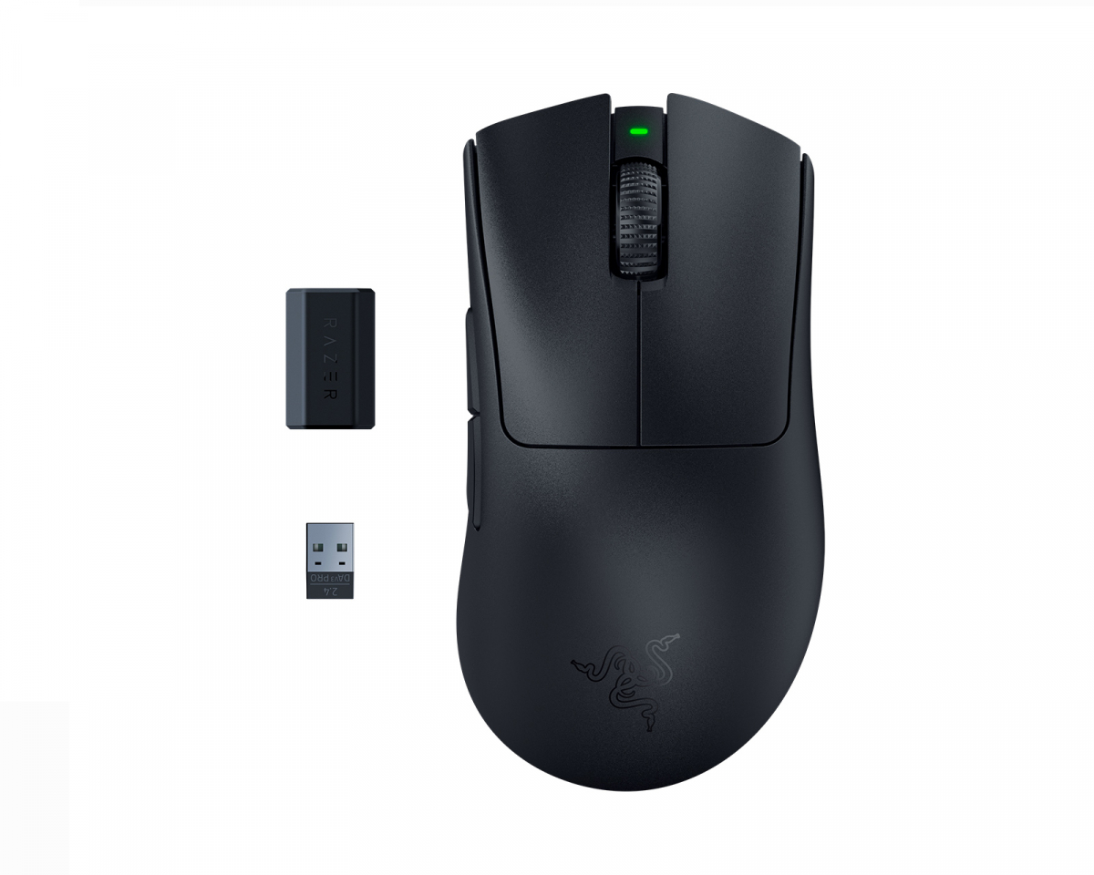 Razer DeathAdder V3 Pro Lightweight Wireless Gaming Mouse - Black 
