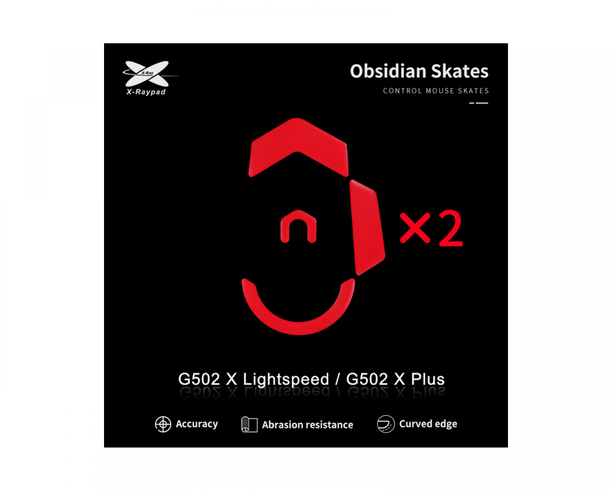 X-raypad Obsidian Mouse Skates Pulsar X2/X2 Mini/X2V2/X2H - us 