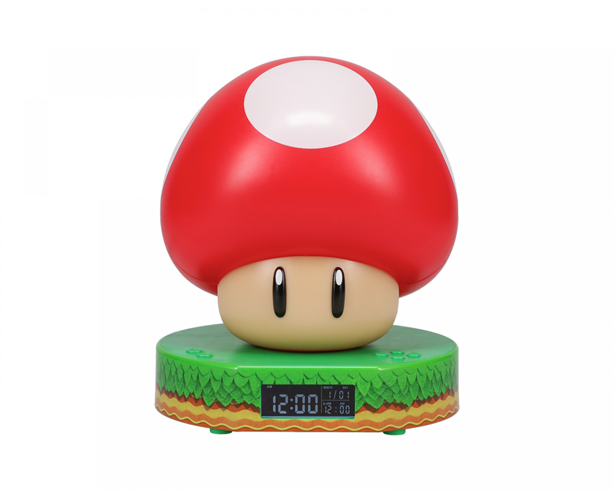 Paladone Super Mushroom Digital Alarm Clock - us.MaxGaming.com