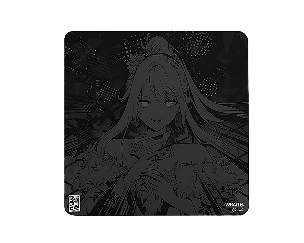 Wraith Evil Edition Cosmic Glass Mousepad - Silicone Feet - us 