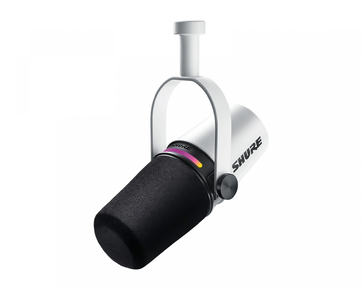 Shure MV7+ USB-C/XLR Podcast Microphone - White - us Shure MV7+ USB-C/XLR Podcast Microphone - White - us