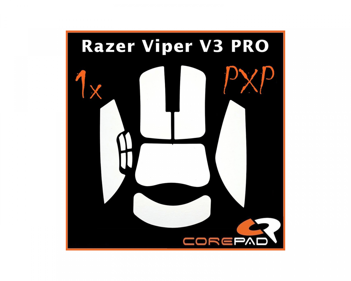 Corepad PXP Grips for Razer Viper V3 Pro - White - us.MaxGaming.com