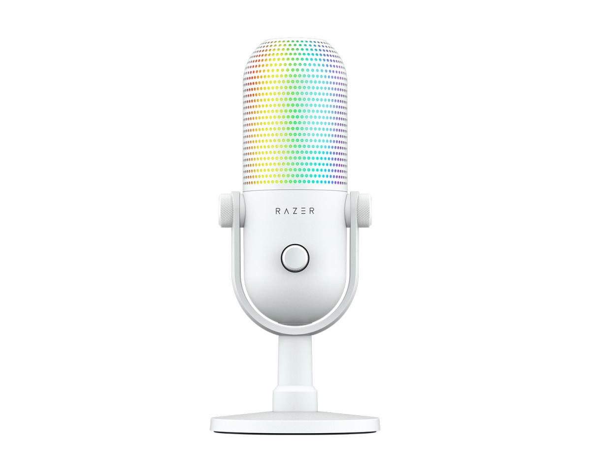 Razer Seiren V3 Chroma Microphone - White - us.MaxGaming.com