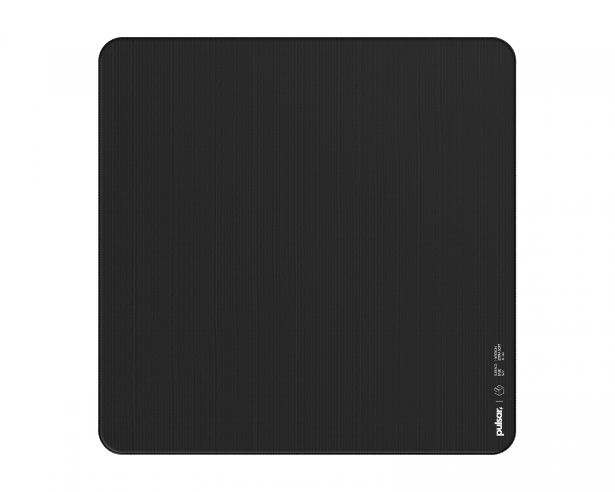 Pulsar LGG Hyperion マウスパッドSQ XSoft Black Pulsar x LGG Hyperion Mousepad - XL SQ - Xsoft - Black - us