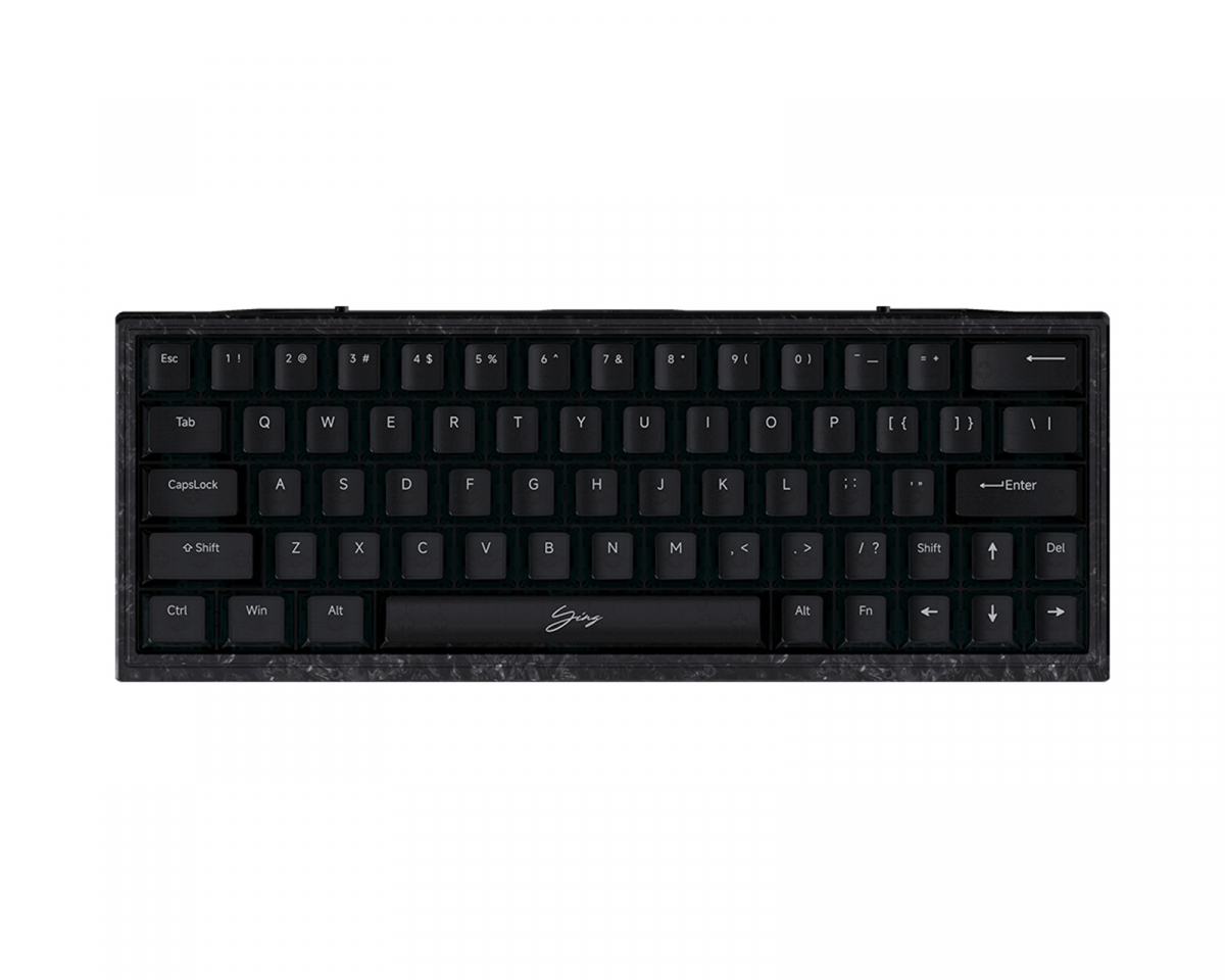 WLMouse YING63 Forged Carbon Fiber Keyboard - Mo [Magnetic Jade