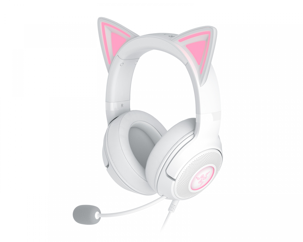 Razer Kraken Kitty V2 USB Headset Chroma RGB - White - us