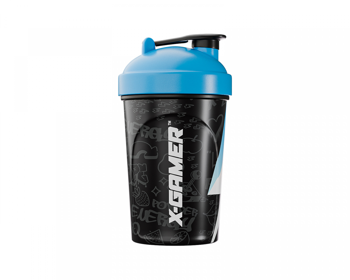 X-Gamer X-Zero Shaker 500ml - Black & Blue - us.MaxGaming.com