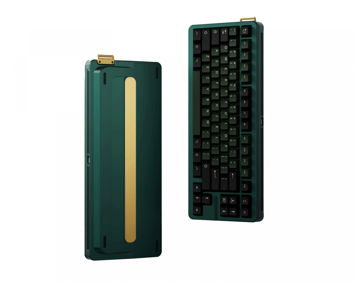 美品 wooting 80he + kbdfans GT-80ケース US配列 KBDfans GT-80 Case - Anodized Pine Green - us.MaxGaming.com