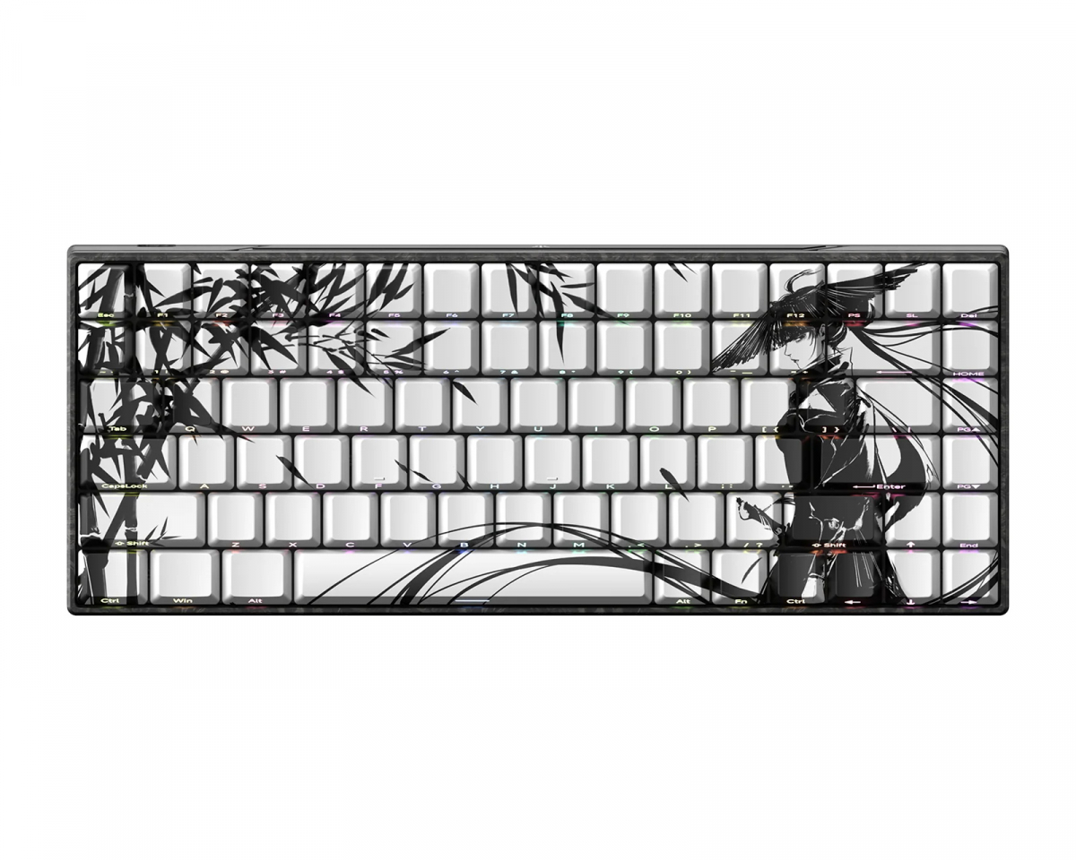 新品格安でカッコイイ　ダーシー7’0MIDLENGTH MAGIC 44,38L WLMouse YING75 Forged Carbon Fiber Keyboard - White [Gateron