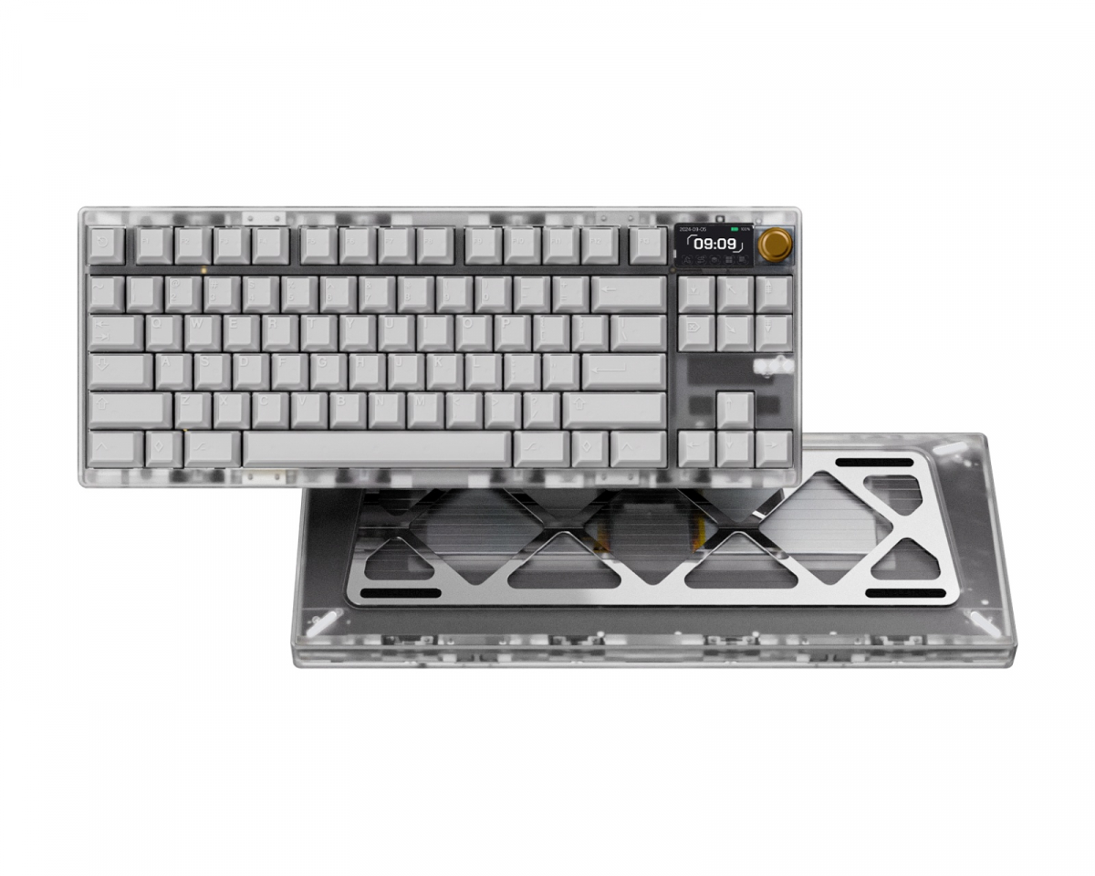 Wuque Studio ZOOM TKL DYNA - Frosted Clear - us.MaxGaming.com