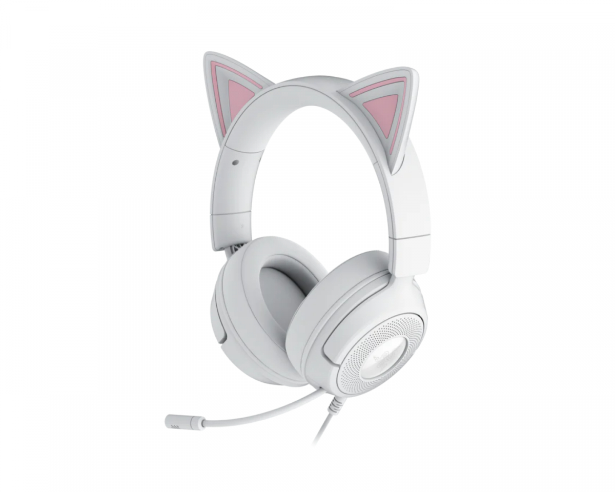 Razer Kraken Kitty V3 X Gaming Headset - White - us.MaxGaming.com