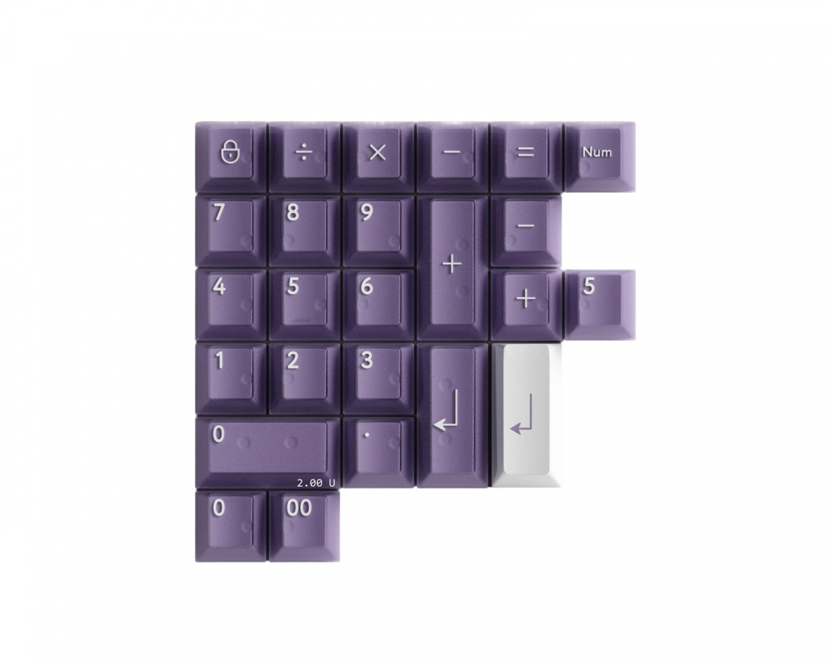 KBDfans PBTfans Atomic Purple R2 - Numpad Kit - us.MaxGaming.com
